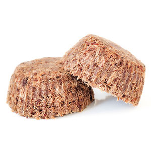 hard round biscuits made of mixed food