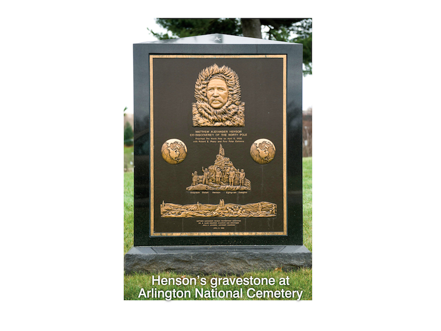 the grave of Matthew Henson