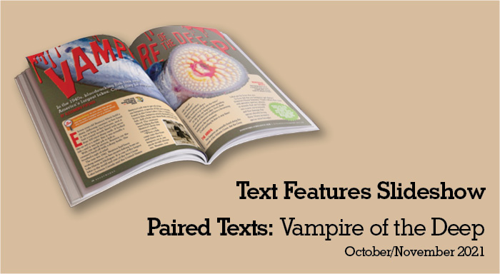Clickable slideshow cover: Paired Text Vampire of the Deep