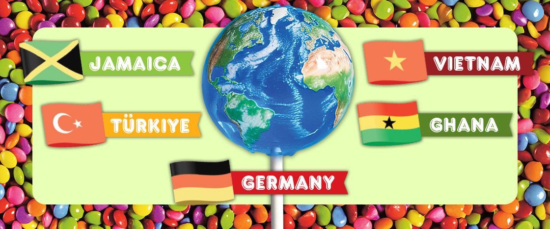 Image showing candy from different countries around the world