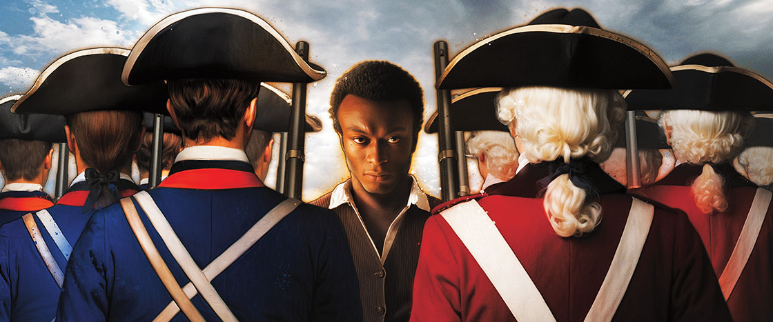 Image of American and British soldiers